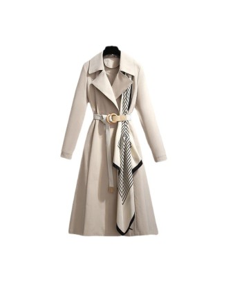 New Relaxed-Fit Women's Trench Coat
