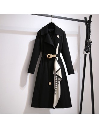 New Relaxed-Fit Women's Trench Coat