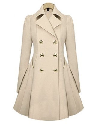 Women's Casual Long Trench Coat