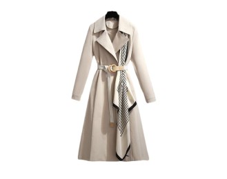 New Relaxed-Fit Women's Trench Coat