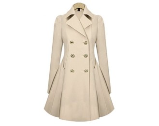 Women's Casual Long Trench Coat